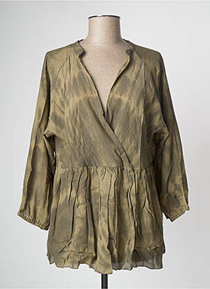 Top verde RABENS SALONER femeie