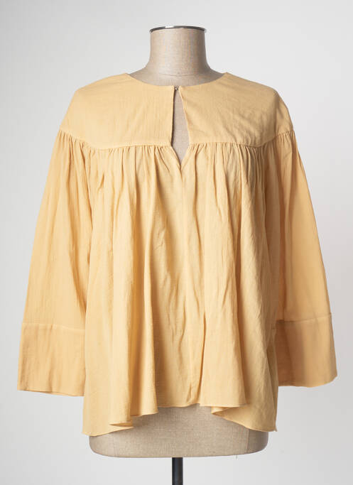 Top galben SAMSOE & SAMSOE femeie