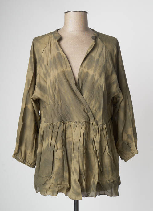 Top verde RABENS SALONER femeie