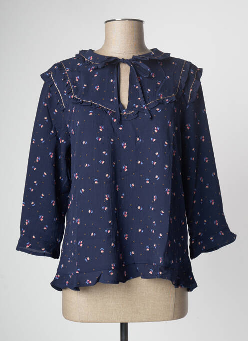 Top albastru GRACE & MILA femeie