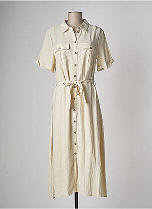 Rochie midi bej OBJECT femeie