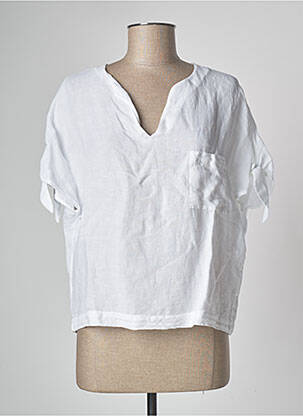 Top alb POMANDERE femeie