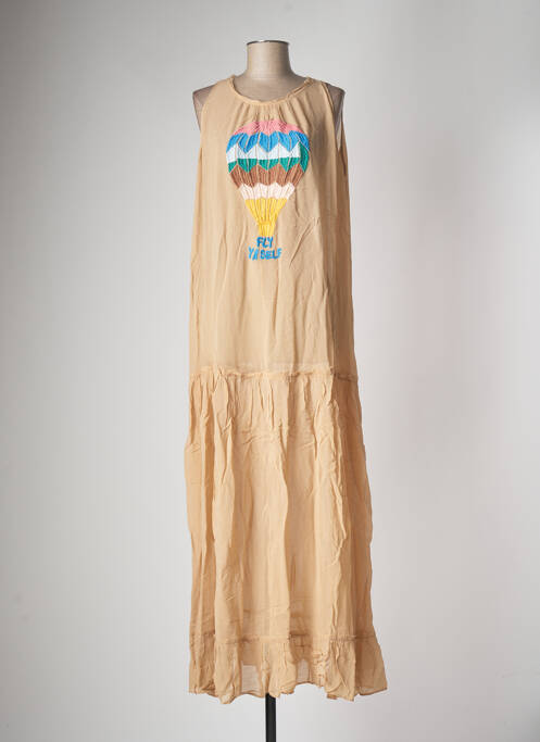 Rochie lungă bej SACK'S femeie