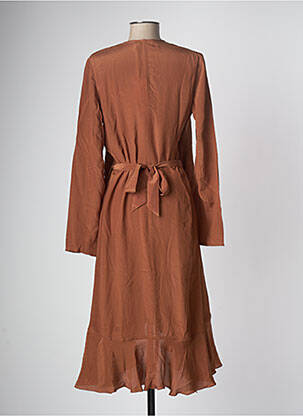 Rochie midi maro MES DEMOISELLES...PARIS femeie