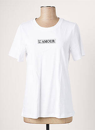 Tricou alb L'AUTRE CHOSE femeie