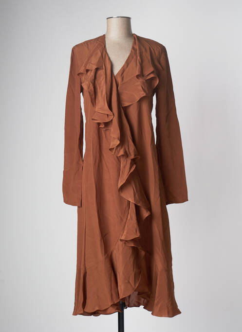 Rochie midi maro MES DEMOISELLES...PARIS femeie