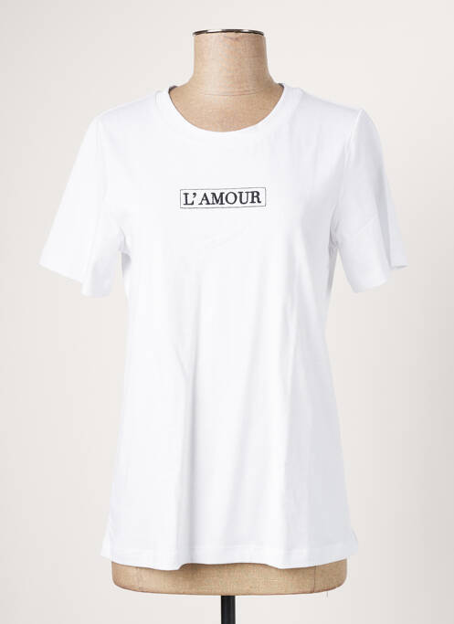Tricou alb L'AUTRE CHOSE femeie