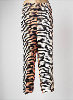 Pantalon drept portocalie OBEY femeie