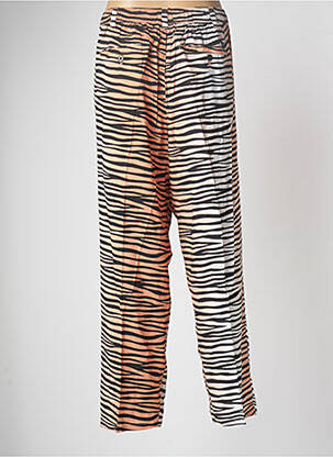 Pantalon drept portocalie OBEY femeie