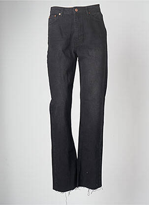 Blugi cu croială dreaptă negru NA-KD femeie