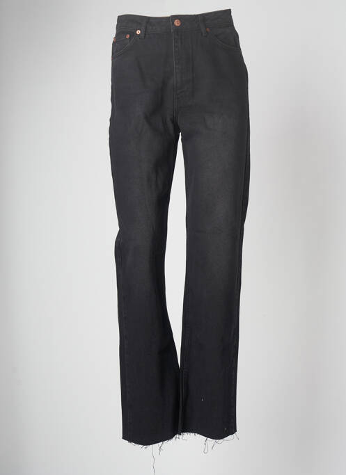 Blugi cu croială dreaptă negru NA-KD femeie