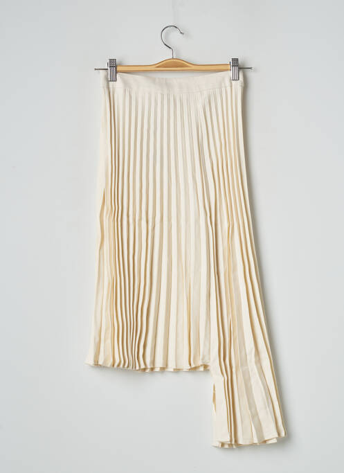 Fustă midi bej NA-KD femeie