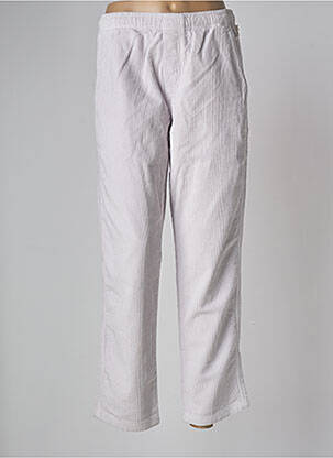 Pantalon drept alb OBEY femeie