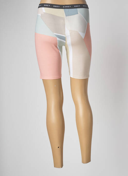 Șort portocaliu OBEY femeie