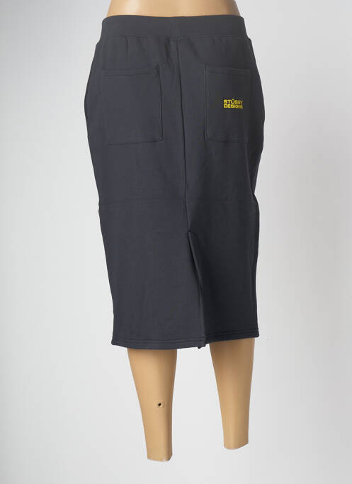 Fustă midi negru STUSSY femeie