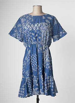 Rochie scurtă albastru GRACE & MILA femeie