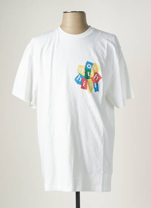 Tricou alb NORTH HILL bărbat