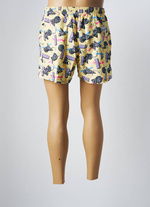Șort de baie galben BOARDIES bărbat