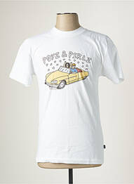 Tricou alb POYZ&PIRLZ homme