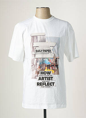 Tricou alb DAILY PAPER bărbat