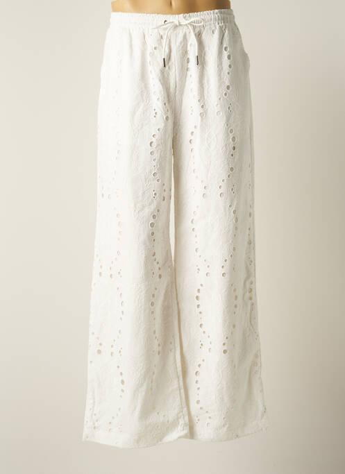 Pantalon drept alb DAILY PAPER femeie