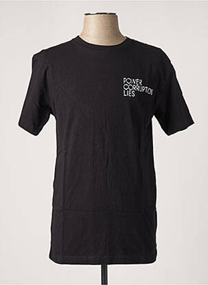 Tricou negru WOOD WOOD bărbat