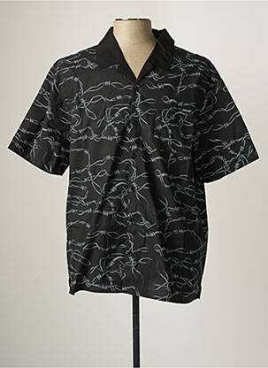 Cămașă cu mâneci scurte negru SANTA CRUZ bărbat