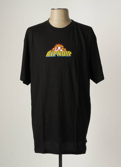 Tricou negru RIPNDIP bărbat