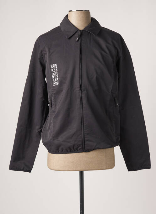 Jachetă vânt negru WOOD WOOD bărbat