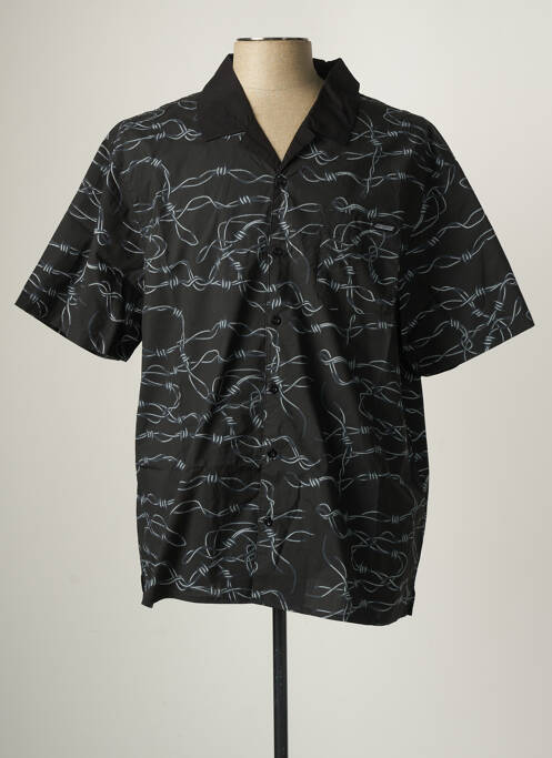 Cămașă cu mâneci scurte negru SANTA CRUZ bărbat