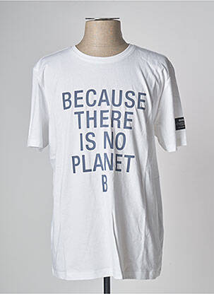 Tricou alb ECOALF bărbat