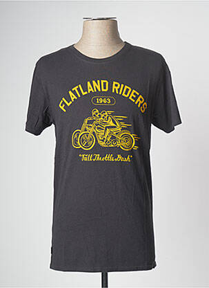 Tricou negru STEPART bărbat