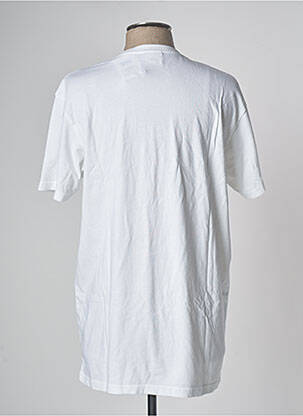 Tricou alb HUMAN WITH ATTITUDE bărbat