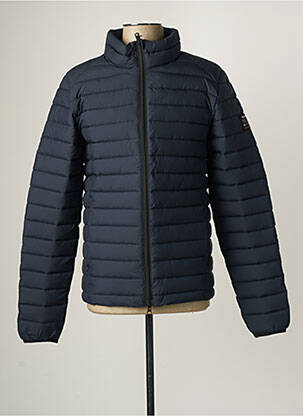 Geacă matlasată albastru ECOALF bărbat