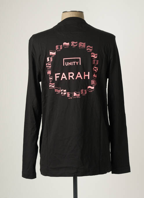 Tricou negru FARAH bărbat