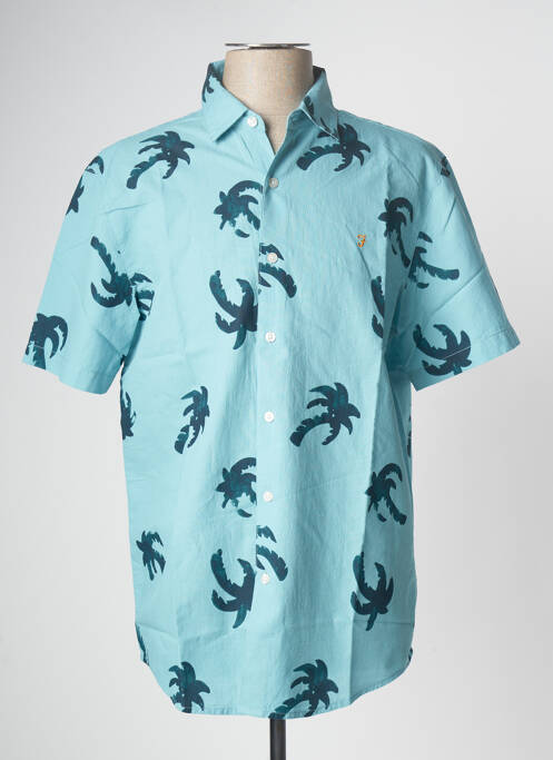 Cămașă cu mâneci scurte verde FARAH bărbat