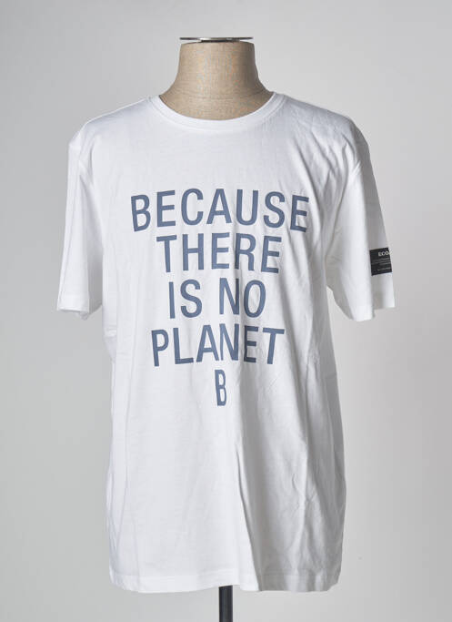 Tricou alb ECOALF bărbat