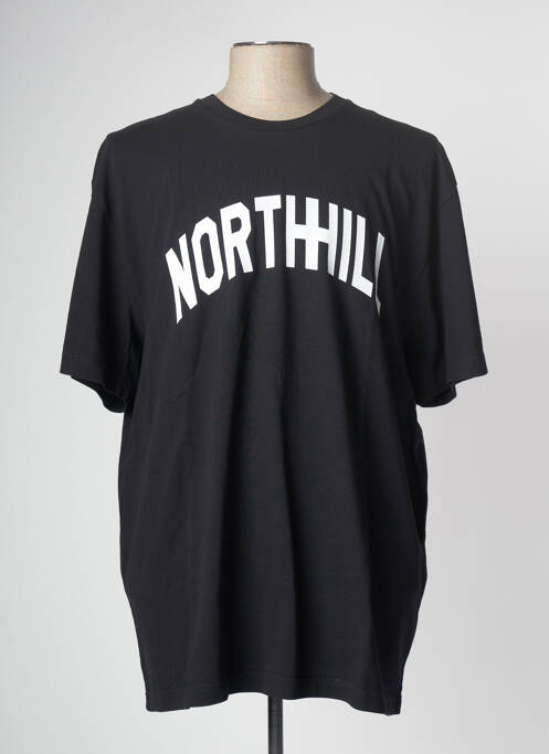 Tricou negru NORTH HILL bărbat