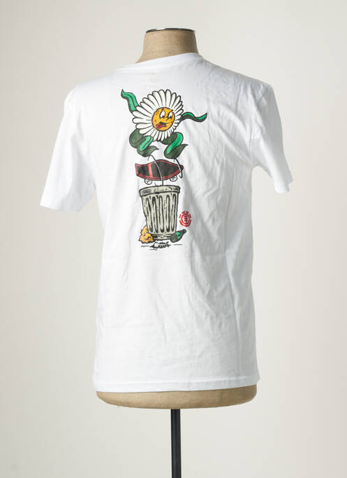 Tricou alb ELEMENT bărbat