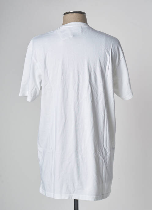 Tricou alb HUMAN WITH ATTITUDE bărbat