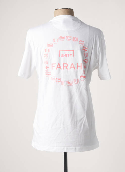 Tricou alb FARAH bărbat