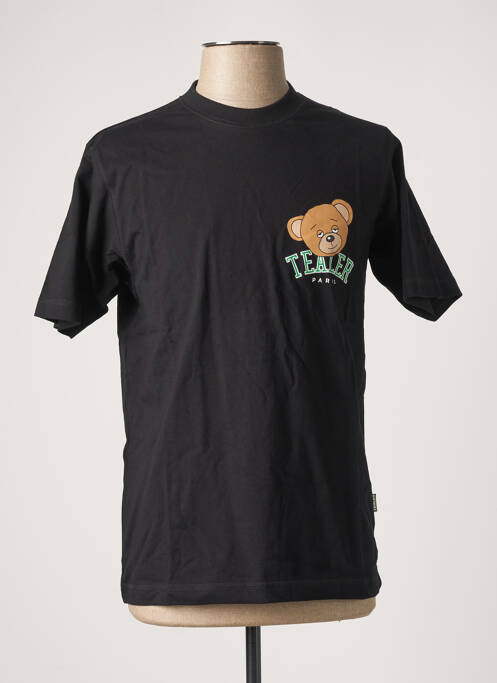 Tricou negru TEALER bărbat