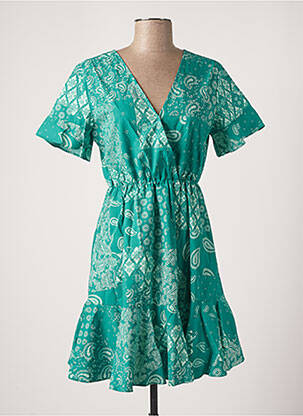 Rochie scurtă verde GRACE & MILA femeie