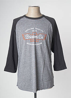 Tricou gri BRIXTON bărbat
