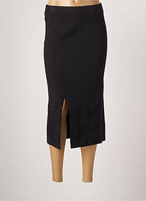 Fustă midi negru NA-KD femeie