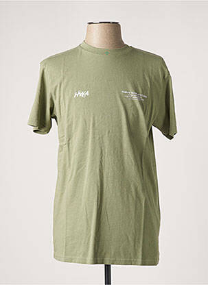 Tricou kaki HUMAN WITH ATTITUDE bărbat