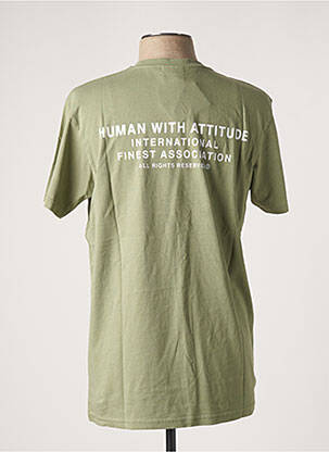Tricou kaki HUMAN WITH ATTITUDE bărbat