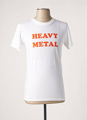 Tricou alb APRIL 77 bărbat