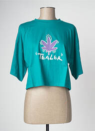 Tricou verde TEALER femme