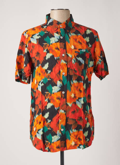 Cămașă cu mâneci scurte negru RVCA bărbat